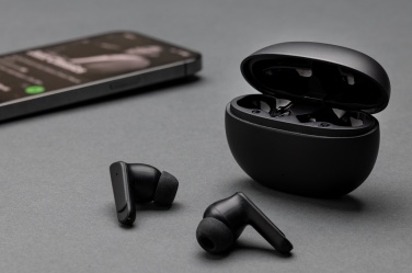 Logotrade promotional gift image of: Prolink RCS recycled plastic hybrid ANC/ENC earbud